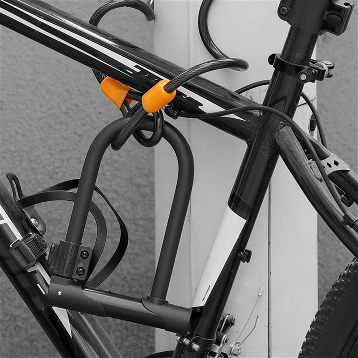 Simple Portable Bicycle U-Shaped Lock Anti-Theft Lock Anti-Hydraulic Shear Mountain Bike Riding Equipment