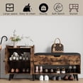 thumbnail image 7 of ZOPEND 50" Entryway Shoe Bench with Hidden Storage,Shoe Organizer Storage Bench with Shelf and Cabinet Entryway Bench for Bedroom Living Room and Hallway, 7 of 7