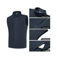 thumbnail image 6 of COOFANDY Men's Polar Fleece Vest Lightweight Sleeveless Zip Up Jacket Casual Outerwear Outdoor Golf Vests, 6 of 11