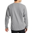 thumbnail image 2 of Champion Men’s Long Sleeve Classic C Logo Graphic Tee, Sizes S-2XL, 2 of 5