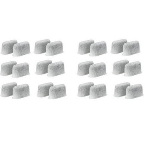 24 replacement charcoal water filters for cuisinart coffee machine by kredible