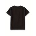thumbnail image 4 of Boy'S Casual Summer T-Shirt - "Easily Distracted by Airplanes" Graphic Print, Short Sleeve, Round Neck, Lightweight & Stretchy Fabric, Perfect for Casual Attire, Casual Summer Wear | Ca, 4 of 6