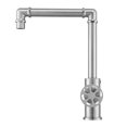 thumbnail image 2 of Ancona Urban Robinet de Salle de Bain à 1 Trou avec Poignée à Roue Ronde en Nickel Brossé, 2 of 6