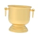 thumbnail image 4 of Maceta Maceta Centro de Mesa Decoración de Mesa Adorno de Mesa Hierro Decorativo Oro con asa, 4 of 9