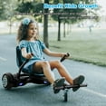 thumbnail image 4 of Hoverboard Seat Attachment For Kids, 265lbs Capacity Go Kart Attachment,Accessory w/ Adjustable Length 26”-34.5”,Bigger&Sturdier Seat,Transform 6.5” 8” 10” Hoverboard Into Go Cart, 4 of 9