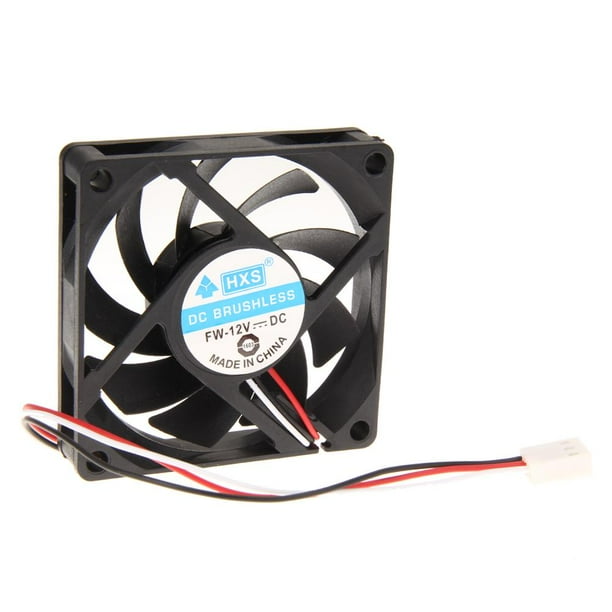 Enfriador de caja de computadora portátil 12V 7cm 70mm PC CPU Ventilador enfriador