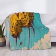 thumbnail image 3 of Disketp Melting Banana Fantasy Flannel Blankets - Thick and Warm Blanket for Winter, Soft Fuzzy Plush King Blanket for All Seasons-40"x30", 3 of 6