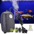 thumbnail image 2 of Fdelink Air Pump Discount Energy Efficient Aquarium Oxygen Fish Air Tank Pump Super Silent Pumps (Black), 2 of 9