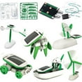 thumbnail image 1 of POINTERTECK 1 X Creative DIY Power Solar Robot Kit 6 In 1 Educational Learning Toy for Kids, 1 of 6