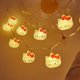 thumbnail image 1 of Guirnalda de luces LED de Hello Kitty para decoración de habitación de niños, Lámpara decorativa de ambiente para fiesta, boda, regalos, 1,5/3M, 1 of 3