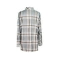 thumbnail image 5 of Ozmmyan Women Wool Jacket Plaid Printed Long Sleeve Turn-down Collar Suit Cardigan Woolen Coat, 5 of 5