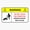 1pcs, variant on Do Not Touch Computer Tech Sticker