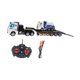 thumbnail image 2 of Camión de Ingeniería de Juguete Baoblaze Control Remoto Miniatura Grúa Carro de Cabeza Plana, 2 of 8