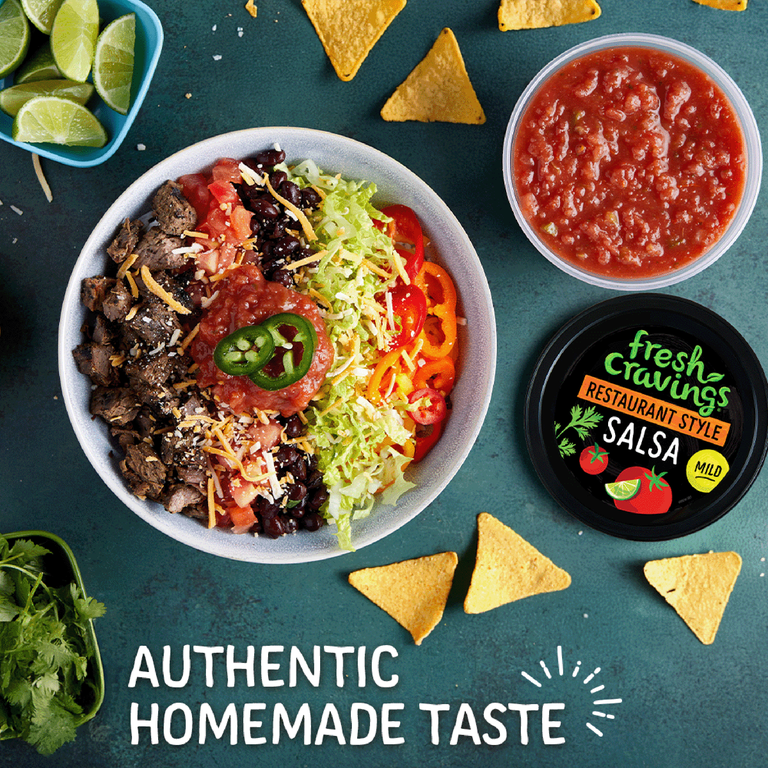 Fresh Cravings Mild Restaurant Style Salsa, 16 oz, Ready to Eat