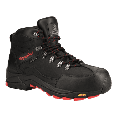 

RefrigiWear Men s Black Widow Lightweight Waterproof Leather Work Boot (Black Size 10.5 US)
