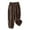 Coffee, variant on Aueoeo Women's Casual Mid Waisted Straight Leg Loose Stretchy Lightweight Baggy Pants
