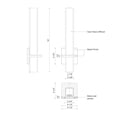 thumbnail image 2 of Kuzco Lighting - WS84218-BG, 2 of 3