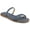 Denim, variant on Journee Womens Brisa Multi Strap Slip On Flat Sandals