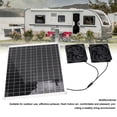 thumbnail image 4 of Ventilador de Ventilación solar ANGGREK 20W12V Portátil Para Actividades Al Aire libre, 4 of 7