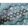 thumbnail image 4 of oneOone Silk Tabby Fabric Swirl Ikat Print Fabric BTY 42 Inch Wide, 4 of 4