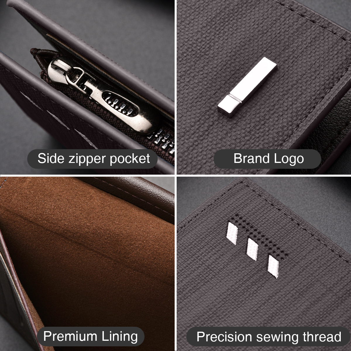 hoeylife Men's Long Wallet with RFID Blocking photo 2