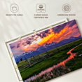 thumbnail image 6 of Elephant Stock Grand Teton Radiance Wall Art - Horizontal Canvas Wall Art - Living Room Wall Decor - Nature Canvas - Blue And Green Decor - 12" x 8", 6 of 8