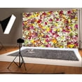 thumbnail image 2 of ABPHOTO 7x5ft Colorful Flower Wall Backdrop Floral Trendy Abstract DIY Background Backdrops for Photography Party Wedding Lovers Birthday Kids Photo Shoots, 2 of 4