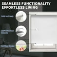 thumbnail image 3 of ColourTree Cordless Blackout Roller Shades Blinds for Windows, Room Darkening with Thermal Insulated Fabric, UV Protection+, Easy Pull-Down System, Fit for Home, Office (36" W x 72" H, White), 3 of 8