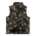 thumbnail image 4 of Garronmavis Cute Black Camo Full Zip Vest Comfortable Girls Sleeveless Vests 4T Stylish Lightweight Sleeveless Jackets Outerwear with Pockets Fashion Warm Winter Coat with Pocket, 4 of 7