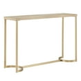 thumbnail image 2 of Weston Home Sami Glam Rectangular Wood and Metal Console Table, Gold Finish, 2 of 5