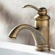 thumbnail image 1 of Vintage bronze single lever bathroom sink faucet, compatible with bar, balcony and basin, 1 of 5