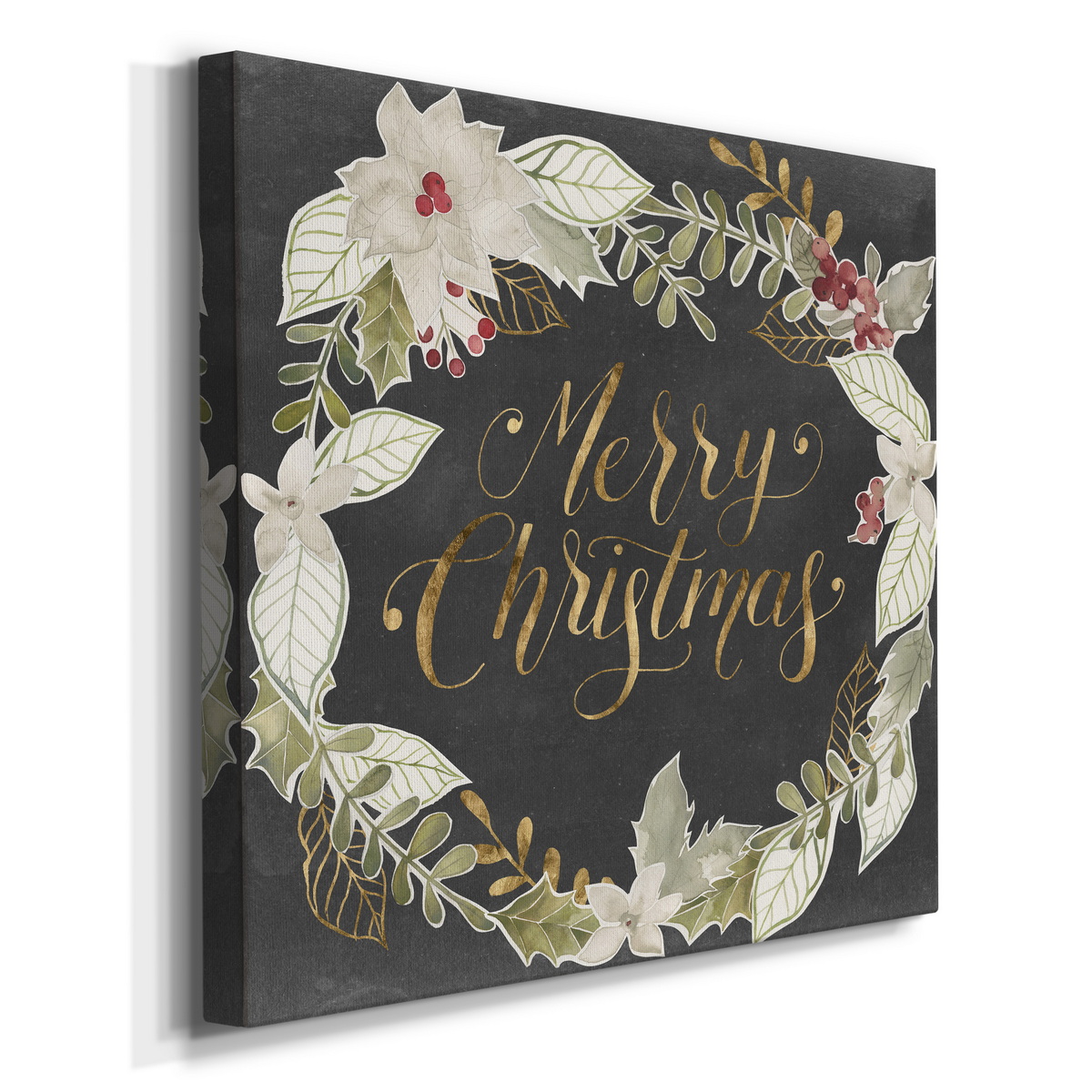 Shiplap Santa - Premium Gallery Wrapped Canvas - Ready to Hang