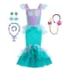 thumbnail image 1 of Vestido de princesa de La Sirenita, disfraz de Ariel para niñas, Cosplay para niños, ropa de fiesta de cumpleaños y Carnaval Fivean unisex, 1 of 2