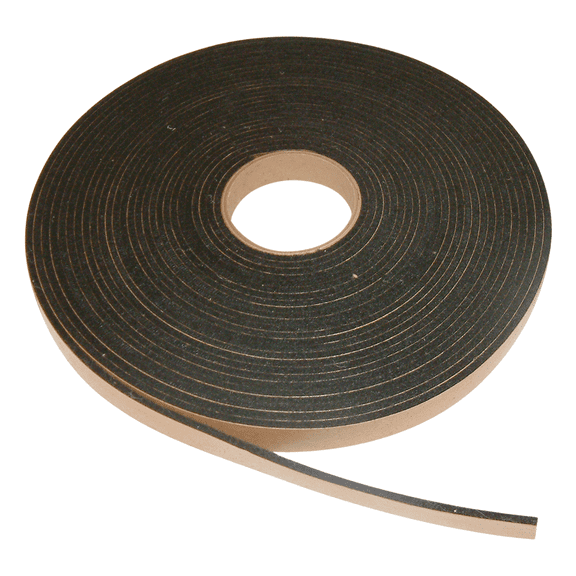 FindTape Polyester Felt Tape [4mm thick] (FELT-09): 1 in. x 50 ft. (Black)