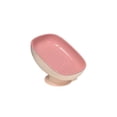 thumbnail image 2 of Tribuna Jabonera de plástico rosa con desagüe, portátil, con sistema de autodrenaje, para baño, ducha y cocina (1 pieza). Rkxzt, 2 of 9