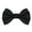 black, variant on 100 Pcs Christmas Mini Bow Tiny Twist Tie Bow Handmade Craft Ribbon Bow Hair Small Bow Holiday Bow Craft Supply for DIY Sewing Party Decor