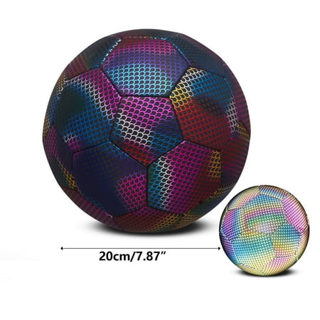 

Virmaxy Discount Holographic Lighting Football Night Games And Training Luminous Reflection In The Dark Gifts Of Toys With Camera Flash Light Reflection Children Children