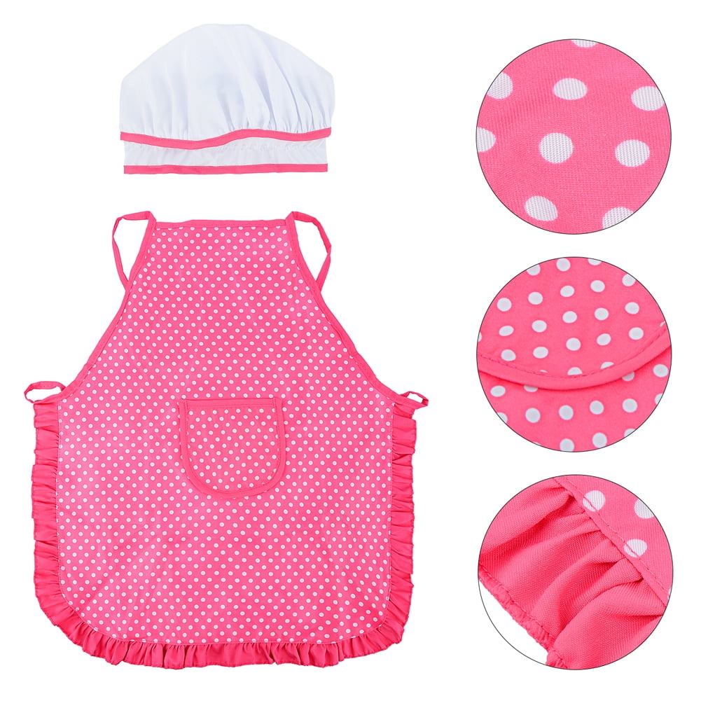 Outils de Cuisine et de Pâtisserie pour Enfants, Accessoires de Cuisine pour Jeu d'Imitation, Ensemble de Vêtements de Chef