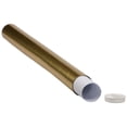 thumbnail image 2 of JAM Mailing Tube, 2 x 24, Gold, Sold Individually, 2 of 4