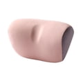 thumbnail image 2 of Almohada cervical ergonómica para coche con correa ajustable y suave para el reposacabezas. Rosa, 2 of 9
