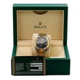 thumbnail image 6 of Pre-Owned Rolex Datejust 41MM 116333 Gray Roman Dial Fluted Bezel Two Tone Yellow Gold Oyster Bracelet, 6 of 8