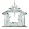 thumbnail image 1 of Designocracy 99951-M Nativity Holy Night Wooden Magnet Wall Decor, 1 of 1