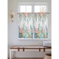 thumbnail image 2 of Marine Life Living Room Curtains 2 Panel, Nautical Underwater Coral Shell Starfish Watercolor Cafe Window Treatment, Farmhouse Bedroom Bathroom Kitchen Curtains Drapes 104"x45", 2 of 6