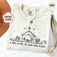 thumbnail image 5 of A Thrill of Hope Graphic T-Shirt | Minimalist Nativity Scene Christmas Tee, 5 of 7