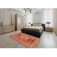 thumbnail image 5 of Ahgly Company Machine Washable Indoor Rectangle Traditional Gold Area Rugs, 2' x 3', 5 of 7
