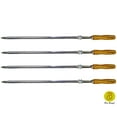 thumbnail image 3 of Medium Cuts - Set of 4 Brazilian Skewers for BBQ 28" -  Professional Grade, 3 of 5