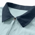thumbnail image 5 of Dvprdro Short Sleeve Pullover for Men 1/4 Zip Collared Workout Tee Golf Tennis Active Top, 5 of 8