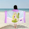 thumbnail image 2 of Toalla De Baño Con Capucha Para Niños Poncho De Surf Para Bebés Bata Suave Y Envolvente Para Niños Pequeños Para Ducha/Playa/Piscina 50 X 30 Toalla Grande Envolvente, 2 of 4