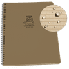 Rite in the Rain Weatherproof Side Spiral Notebook, 8.5" x 11", Tan Cover, Universal Page Pattern (No. 973T-MX)