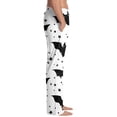 thumbnail image 5 of Trgacdwlo Halloween Pjs Men Funny Pumpkin Mens Pajama Bottoms Elastic Waist Drawstring Fall Winter Men's Sleep Pants, 5 of 7
